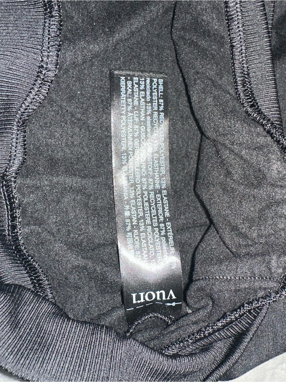 Vuori Black Half-Zip Hoodie Sweatshirt - Picture 5 of 7
